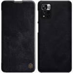 Tagakaaned Nillkin  Nillkin Qin Case Case for Xiaomi Redmi Note 11 Pro+ (China) / Redmi Note 11 Pro (China) / Mi11i HyperCharge Camera Protector Holster Cover Flip Case Black