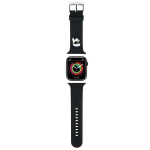 Universaal mobiiltasku Karl Lagerfeld  Karl Lagerfeld 3D Rubber Karl Head strap for Apple Watch 42/44/45/49mm - black