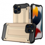 Tagakaaned Hurtel  Hybrid Armor Case Tough Rugged Cover for iPhone 13 Pro Max golden