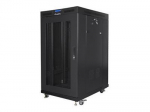 Serverid Lanberg Rack cabinet 19" free-standing 22U/800x1000 (flat pack) with mesh door lCD V2, black |