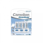 Muu arvutitarvik Camelion AA/HR6, 2300 mAh, AlwaysReady Rechargeable Batteries Ni-MH, 4 pc(s)
