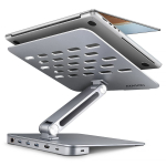 Teleri kinnitus Axagon HMC-STND stand for 10"-16" laptops & USB 5Gbps hub, 3x USB-A, HDMI 4K/60Hz, RJ-45 |