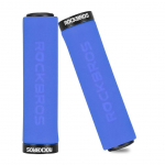 Jalgratta tarvik Rockbros  Rockbros BT1001BLBK sponge bicycle handlebar grips - blue and black