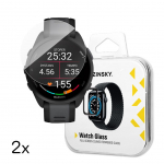 Rihm Wozinsky  Wozinsky Full Glue Tempered Glass for Garmin Forerunner 165 (2 pcs.)