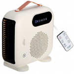 Radiaator Adler LED Fan Heater with Remote Control | AD 7756 | Fan heater | 2000 W | Beige | IPX0