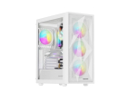 Arvuti korpus Genesis  Gaming PC Case | Diaxid 605 ARGB | White | Midi Tower | Power supply included No