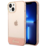 Tagakaaned Guess  Guess GUHCP14MHGCOP iPhone 14 Plus 6.7 "pink / pink hardcase Translucent