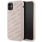 Tagakaaned Karl Lagerfeld  Karl Lagerfeld Quilted K Pattern case for iPhone 11 / Xr - pink