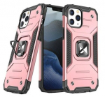 Tagakaaned Wozinsky Apple iPhone 13 rose Ring Armor Case Kickstand Tough Rugged Cover Pink