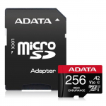 Muu arvutitarvik ADATA  MEMORY MICRO SDXC 256GB W/AD./AUSDX256GUI3V30SHA2-RA1