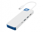 Juhtmevabad k&otilde;rvaklapid HYPER Drive Flex 8 Port USB-C Hub, Blue |