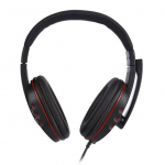 K&otilde;rvaklapid Gembird MHS-U-001 USB headphones USB, Glossy black, Built-in microphone