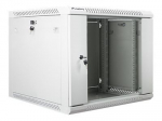 Serverid Lanberg Rack cabinet 19" wall-mount 9U/600x600 (flat pack) with glass door V2, grey |