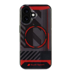 Tagakaaned Audi  Audi IML Sport MagSafe iPhone 16 6.1" black/black hardcase AUS-IMLMIP16-RSQ/D2-BK