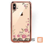Tagakaaned GreenGo Apple Iphone XS MAX Back Case Flower Rose Gold