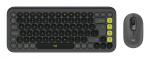 Arvuti klaviatuur Logitech  KEYBOARD +MOUSE COMBO POP ICON/GR/GREEN 920-013140