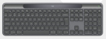 Arvuti klaviatuur Logilink  Logitech Signature Slim Solar+ K980 for Business Wireless Keyboard, RF+Bluetooth, US Int, Graphite