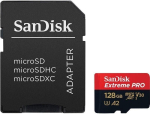 M&auml;lupulk SanDisk SANDISK Extreme PRO 128GB microSDXC + SD Adapter
