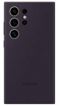 Tagakaaned Samsung - Galaxy S24 Ultra Dark Silicone Cover Violet