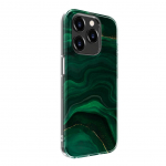 Tagakaaned Evelatus Apple iPhone 15 Pro Max PC Customized Print Design Marble Green