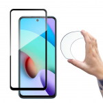 Kaitseklaasid Wozinsky Wozinsky Full Cover Flexi Nano Glass Film Tempered Glass With Frame Xiaomi Redmi 10 Black