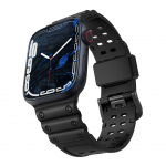 Tagakaaned Hurtel  Strap Triple Protection for Apple Watch 38 / 40 / 41 mm bracelet strap - black