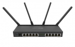 Ruuterid Mikrotik  RB4011iGS+5HacQ2HnD-IN 802.11ac, 10/100/1000 Mbit/s, Ethernet LAN (RJ-45) ports 10, Mesh Support No, MU-MiMO Yes, No mobile broadband, 1