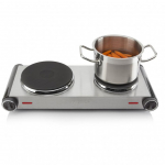 Elektriline ahi Tristar  Free standing table hob KP-6248 Number of burners/cooking zones 2, Stainless Steel/Black, Electric