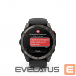 Nutikell Garmin  Fenix 8 Pro &ndash; 51 mm, AMOLED Sapphire, Carbon grey DLC titanium with Black/pebble grey silicone band/010-03199-01