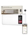 Radiaator Mill Invisible Smart WiFi Heater | PA2000WIFI4 | Panel Heater | 2000 W | Suitable for rooms up to 24-28 m&sup2; | White | IPX4