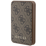 Muud kaubad Guess  Guess Powerbank 15W GUPB5LP4GEGW 5000mAh brown/brown 4G Leather Metal Logo
