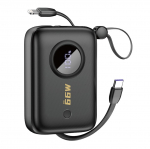 Muud kaubad Dudao  Dudao K14 10000mAh power bank with USB-C / Lightning cables - black