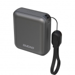 V&auml;line aku Dudao  Dudao K22+ Ultra-Compact Power Bank 10000mAh 22.5W USB-C with Pendant/Cable - Gray