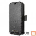 Kaaned - kaaned Guess Apple iPhone 12/12 Pro Iridescent Book Case Black
