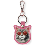 Tagakaaned Nimmy  Nimmy Glasses Cool and Cute Cat Tracker Case - Pink