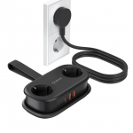 Muu arvutitarvik Orico  Orico AP3 20W GaN 5in1 Power Strip 2x AC + 2x USB-A + 1x USB-C - Black
