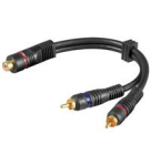 Kaabel iLike  Linears vads RCA ligzda - 2xRCA kontaktdaksinas 0.2m