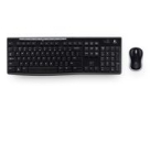 Arvuti klaviatuur Logitech  Logitech MK270  Keyboard and Mouse Set  Wireless  US  Black