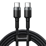 Kaabel Baseus  Kabelis USB C - USB C  2 m  QC3.0  PD2.0  100 W  Cafule peleks + melns  BASEUS CATKLF-ALG1 (6953156216365)