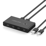 Muud kaubad Ugreen  Ugreen 30767 USB Switch Hub 4x USB 2.0 USB Splitter for Two Computers - Black - OUTLET
