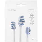 Hambahari MOVA Replacement brush heads, Whitening Brush Head, Four-zone Floating | ABH2-WH | Heads | For adults | Number of brush heads included 3