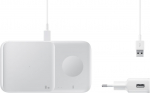 Juhtmeta laadija Samsung Wireless Charger Duo Pad/Travel Charger White