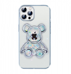 Tagakaaned iLike Apple iPhone 14 Pro Silicone Case Print Desire Bear Silver