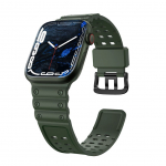 Tagakaaned Hurtel  Strap Triple Protection for Apple Watch 38 / 40 / 41 mm band bracelet - green