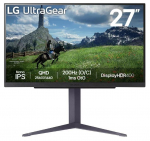 Monitorid LG  LCD Monitor||27"|Panel IPS|2560x1440|16:9|180Hz|1 ms|Pivot|Height adjustable|Tilt|Colour Black|27GS85Q-B