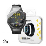Rihm Wozinsky Wozinsky Full Glue Tempered Glass for Huawei Watch GT 5 / GT 5 Pro / GT 4 / GT 4 Pro / GT 3 / GT 3 Pro 46mm (2 pcs.)