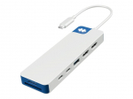 Juhtmevabad k&otilde;rvaklapid HYPER Drive Flex 9 Port Dual 4K HDMI USB-C Hub, Blue |