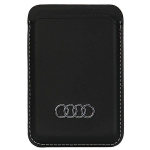 Muu telefoni lisavarustus Audi  Audi Synthetic Leather magnetic wallet compatible with MagSafe - black