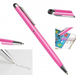 Puutepliiats iLike PN1 Universal 2in1 Capacitive Touch Stylus with Pen (Smartphone and Tablet PC) Pink