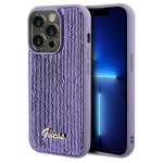 Tagakaaned Guess  Guess Sequin Script Metal case for iPhone 13 Pro Max - purple